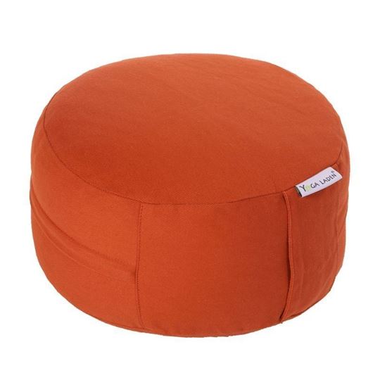 Immagine di Meditationskissen Classic-YOGA Höhe 15 cm in Rotorange von Lotus Design