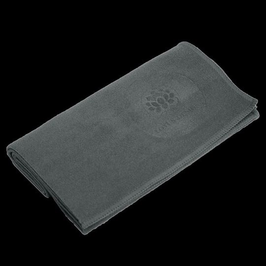 Image sur Yogahandtuch quick dry small 67.5 x 41 cm in anthrazit von Lotus Design