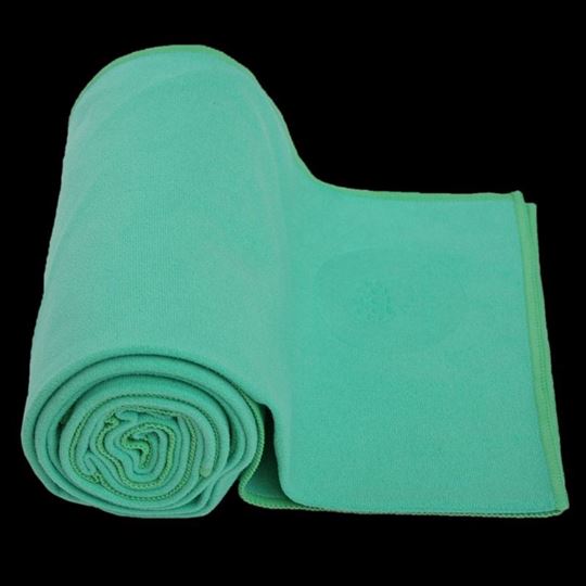 Image sur Yogahandtuch quick dry 183 x 61 cm in Türkis von Lotus Design