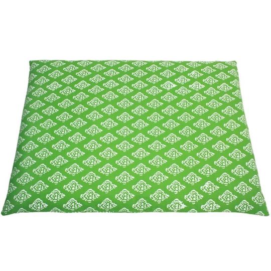 Bild von Sitzmatte Zabuton Raja 70 x 90 cm in Grün von Lotus Design