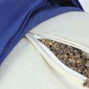 Image sur Meditationskissen Classic Yoga BIO in Blau von Lotus Design