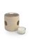 Picture of Zylinder Räucherstövchen beige, mit Sieb