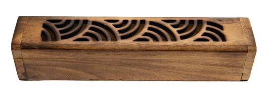 Picture of Wave - Holzhalter mit Vorratsbox