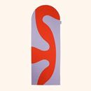 Picture of ARCHY Exercise Mat - Axel print (red and lavender)