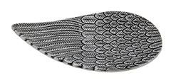 Immagine di Engelsflügel Weissmetallhalter, silber/antik