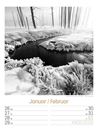 Bild von Silent Nature - Schwarz-Weiss-Wochenplaner Kalender 2026