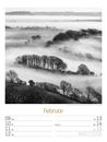 Bild von Silent Nature - Schwarz-Weiss-Wochenplaner Kalender 2026