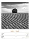 Bild von Silent Nature - Schwarz-Weiss-Wochenplaner Kalender 2026
