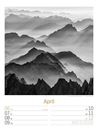 Bild von Silent Nature - Schwarz-Weiss-Wochenplaner Kalender 2026