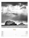 Bild von Silent Nature - Schwarz-Weiss-Wochenplaner Kalender 2026