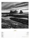 Bild von Silent Nature - Schwarz-Weiss-Wochenplaner Kalender 2026