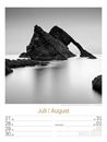 Bild von Silent Nature - Schwarz-Weiss-Wochenplaner Kalender 2026