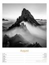 Bild von Silent Nature - Schwarz-Weiss-Wochenplaner Kalender 2026