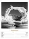 Bild von Silent Nature - Schwarz-Weiss-Wochenplaner Kalender 2026