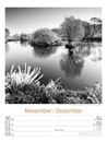 Bild von Silent Nature - Schwarz-Weiss-Wochenplaner Kalender 2026