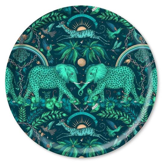 Bild von Emma J Shipley Zambezi/teal Tray Ø 46 - Jamida of Sweden