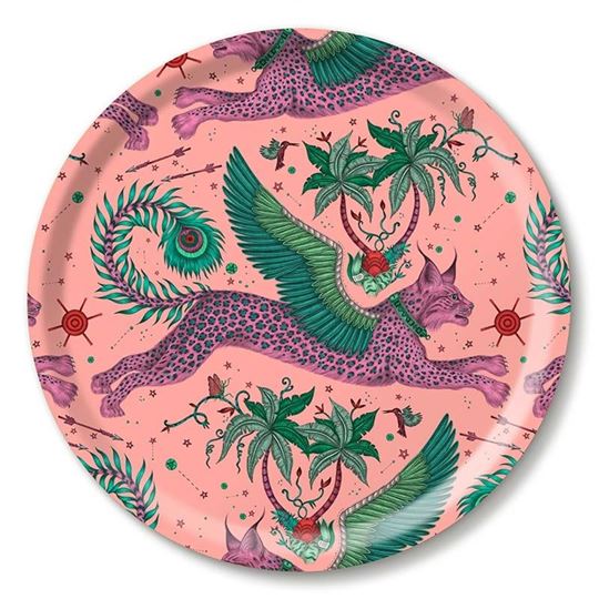 Immagine di Emma J Shipley Lynx/pink Tray Ø 39 - Jamida of Sweden