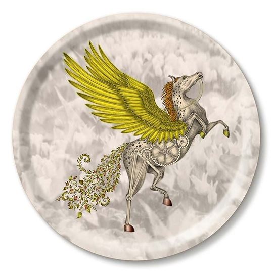 Image sur Emma J Shipley Pegasus/gold Tray Ø 39 - Jamida of Sweden