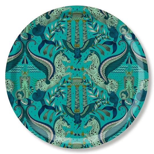 Immagine di Emma J Shipley Odyssey / peacock Tray Ø 39 - Jamida of Sweden