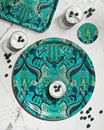 Immagine di Emma J Shipley Odyssey / peacock Tray Ø 39 - Jamida of Sweden