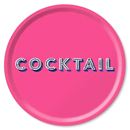 Bild von Asta Barrington Cocktail / bright pink Tray Ø 46 - Jamida of Sweden