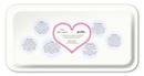 Bild von Asta Barrington Cocktail / bright pink Tray 43x22cm - Jamida of Sweden