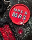 Bild von Asta Barrington Mrs & Mrs / red Tray Ø 31 - Jamida of Sweden