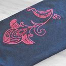 Picture of Shirt Chakra Flower langarm in dunkelblau von The Spirit of OM