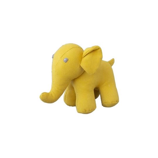 Image sur Elephant Canvas Baby Rattle Yellow , VE-6