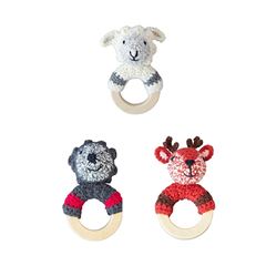 Image de Crochet Rattles Woodland Assorted 3 designs, VE-12