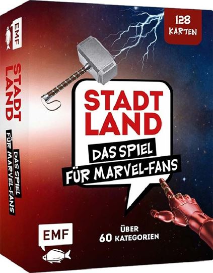Bild von Kartenspiel: Stadt, Land, ... Das inoffizielle Spiel für Marvel-Fans mit 128 Kar