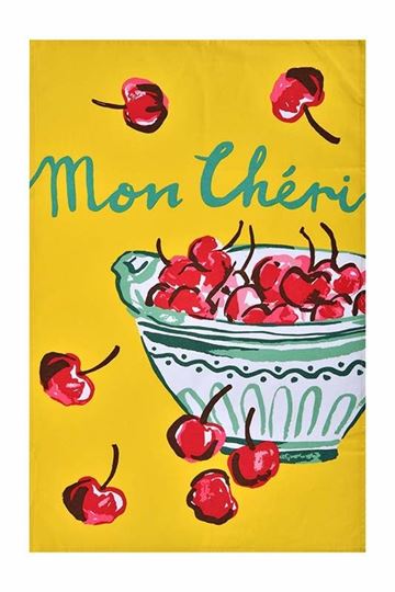 Picture of Summer Fruits Cheri Cotton Tea Towel - Ulster Weavers