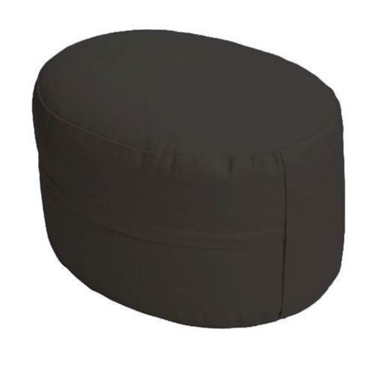 Picture of Meditationskissen Classic OVAL Höhe 21 cm in Schwarz von Lotus Design