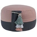 Image sur Yin Yang Meditationskissen in anthrazit/rose von Lotus Design