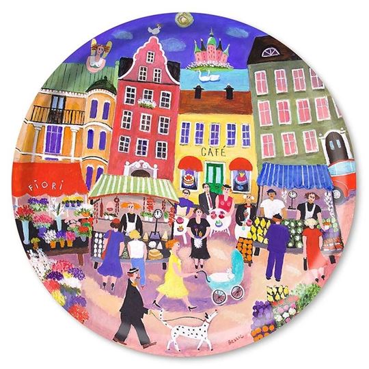 Picture of Bessie Johanson Stockholm in my heart Tray Ø 46 - Jamida of Sweden