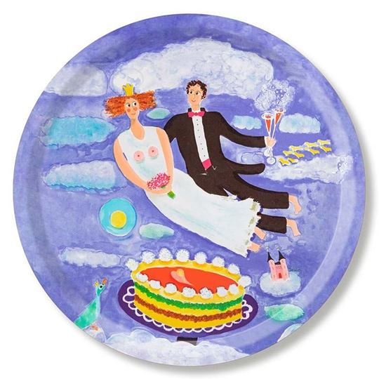 Immagine di Bessie Johanson Seventh heaven Tray Ø 39 - Jamida of Sweden