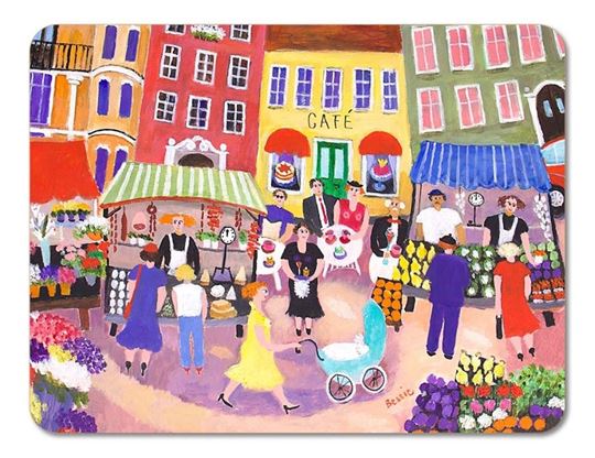 Image sur Bessie Johanson Stockholm in my heart Tablemat 38x29 - Jamida of Sweden