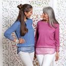 Image sur Strickpulli mit Seide in pink-orchidee von The Spirit of OM