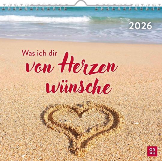 Bild von Wandkalender 2026: Was ich dir von Herzen wünsche