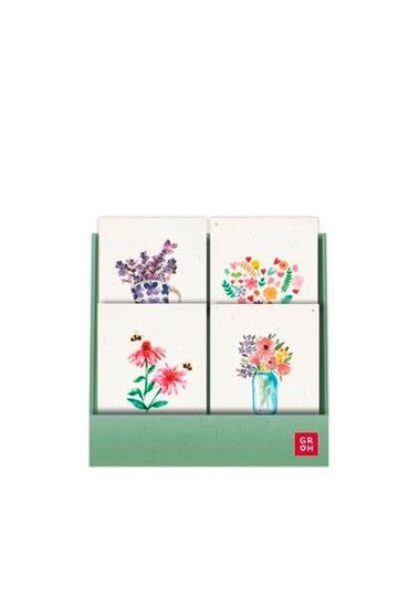 Bild von Display (VE 4x10 Ex.) Blumensamenpostkarten