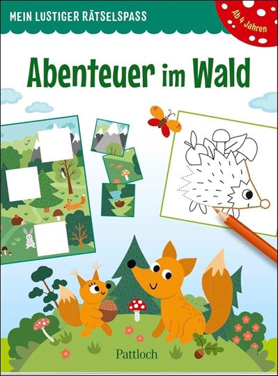 Bild von Mein lustiger Rätselspass - Abenteuer im Wald