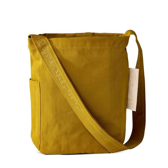 Bild von Mira Canvas Mustard Umhängtasche