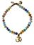 Picture of Armkettchen Om mit 33 Glasperlen, bunt 18cm