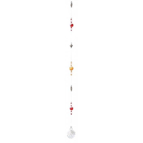 Bild von Suncatcher rot/orange 80 cm, Glas und Metall