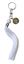 Image de Schlüsselanhänger Om Nylon weiss 18cm
