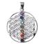 Image de Anhänger Chakrasäule 3 cm, versilbertes Messing