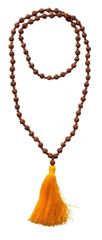 Immagine di Mala Rudraksha mit Messingperlen 54cm - 82 Perlen