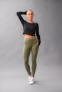 Image sur Leggings Yoga and Run in grün von The Spirit of OM