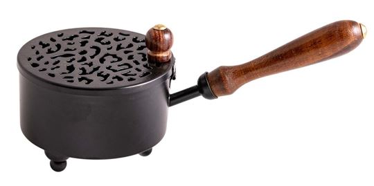 Immagine di Räuchergefäss Deva mit Holzgriff