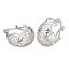 Image de Ohrring CREOLEN OHRSCHMUCK - BLUME DES LEBENS - Silber